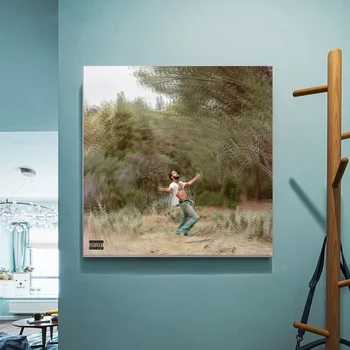 

Kid cudi poster Speedin Bullet Heaven Canvas Wall Pictures for Living Room No Frame