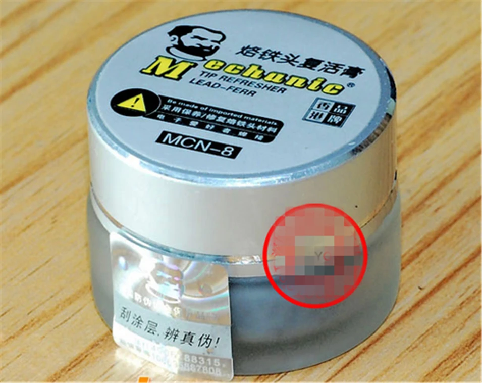 MECHANIC solder tip repair cream MCN-8 for Soldering Tip Refresher Abrasive припой mechanic 0 5mm
