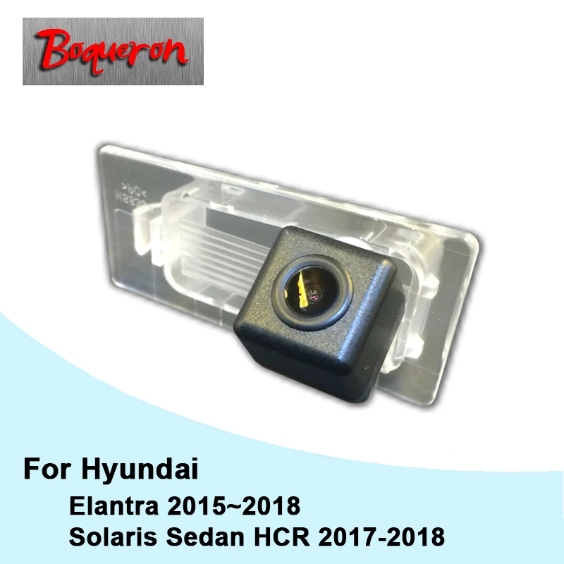 

BOQUERON For Hyundai Solaris Sedan HCR Elantra HD CCD Night Vision Backup Parking Reverse Camera Car Rear View Camera NTSC PAL