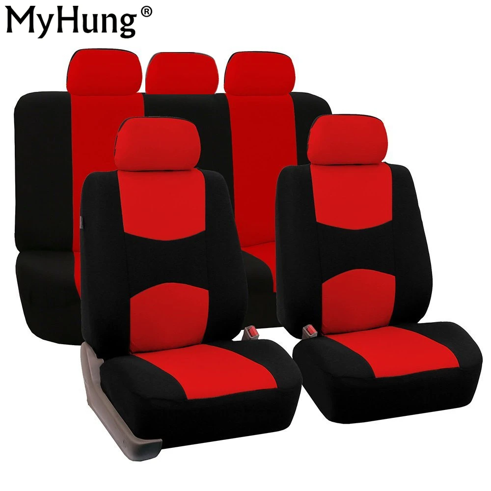 

High Quality Car Seat Covers Polyester Composite Sponge Universal Fit Car Styling Seat Cover Auto Accessories