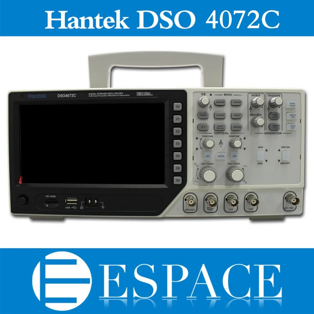 Двухканальный цифровой осциллограф Hantek DSO4072C 1 канальный