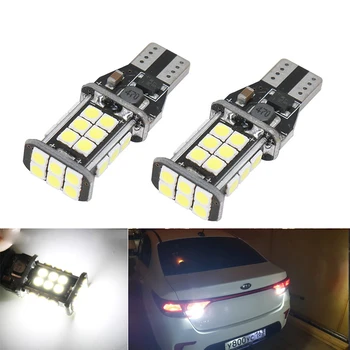 

2pcs W16W T15 White Canbus LED Car Reverse Backup Light For Kia Rio K2 3 K3 Seat BMW E39 Hyundai IX20 IX35 IX55 Skoda Superb