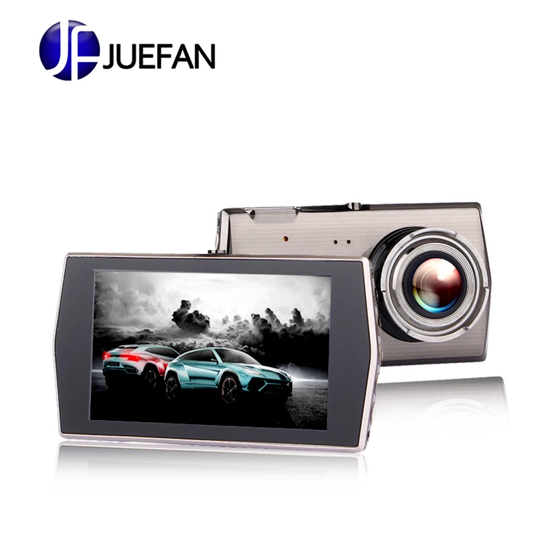 

4-inch driving recorder front and rear double recording HD 1080P night vision mini