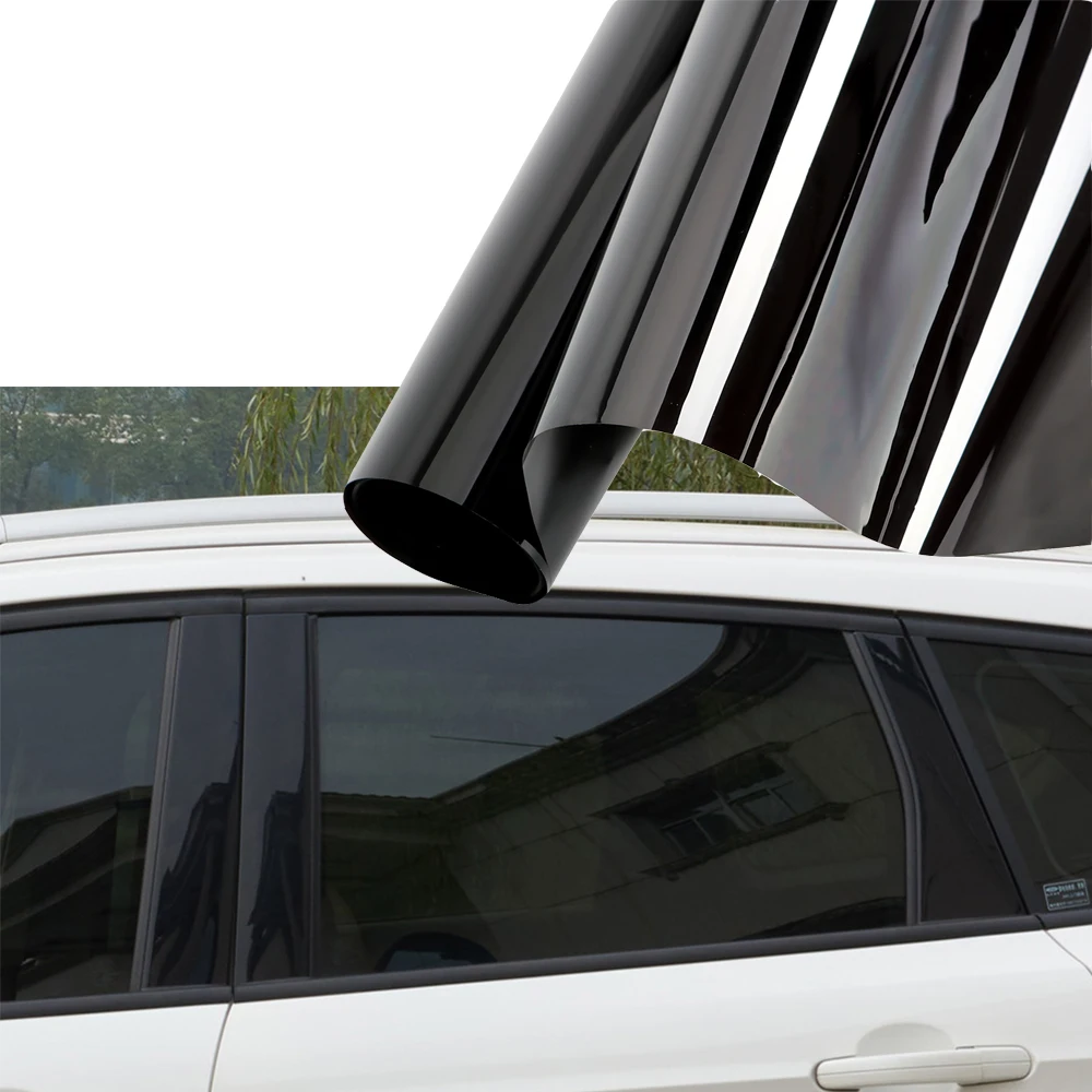 Car Sun Shade Solar Protection Car Window Film For Auto Side Window Car Tinting 0.5*3m Exterior