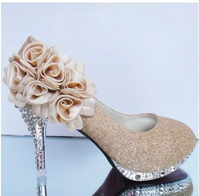 gold 8cm 6 flowers