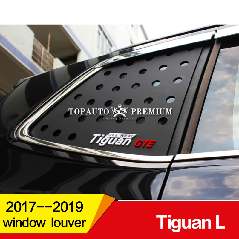 

Use for new Volkswagen Tiguan L Window Louver 2017 18 19year PP Plastic Sun Shade Visor rear window decoration Car refitting