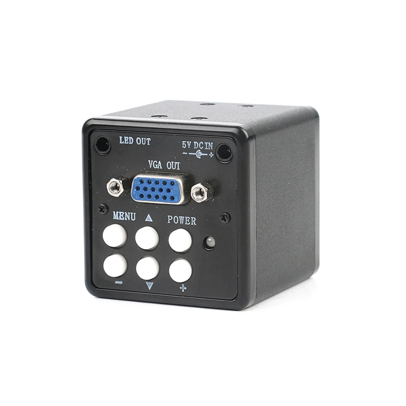 2.0MP VGA промышленный цифровой электронный видео микроскоп камера 100X зум C крепление объектива с светодиодный кольцевой лампой DIY PCB пайки набор