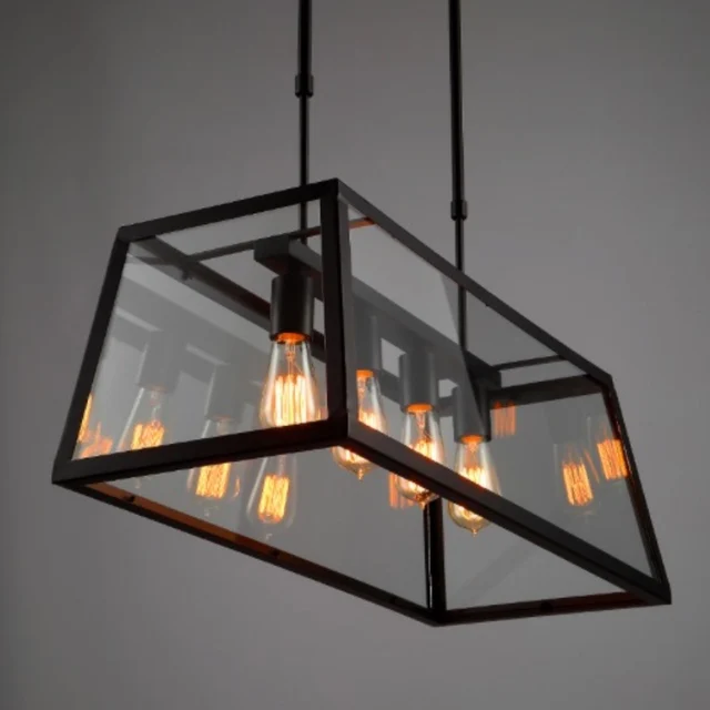 4 pendant light fixture ceiling vintage minimalism industrial black iron clear glass box led e274 pendant light for restaurant 4 pendant light fixture ceiling vintage minimalism industrial black iron clear glass box led e274 pendant light for restaurant