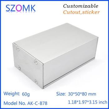 

4pcs a lot aluminum pcb enclosure diy in different size aluminum enclosure pcb electronic project Electronic project box case