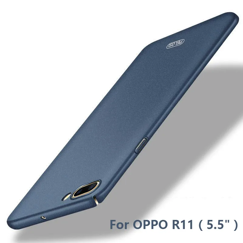 

PELOSI oppo r11 case ultra thin sandstone case back hard shell frosted cover for oppo r11 5.5" Phone
