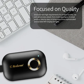 

1pcs MiraScreen G9 Wireless Display 2.4/5.0G 1080P UHD DLNA WiFi Display Dongle