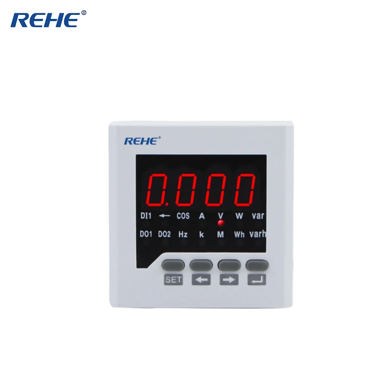 

REHE RH-D71 80*80MM Intelligent Analog AC Ammeter Electricity Autometer Power Monitor Multifunctional Meter