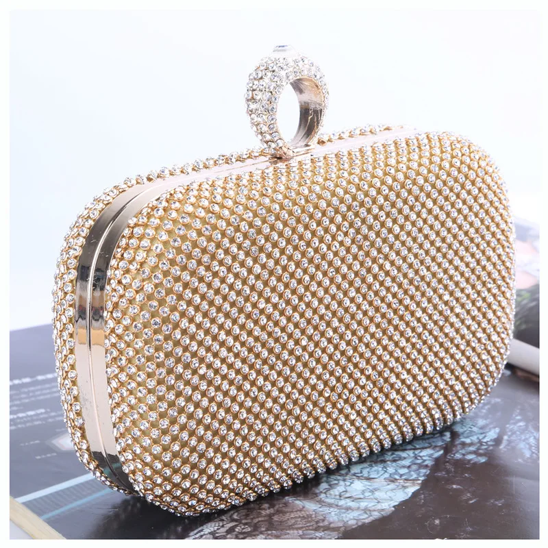 

Amletg Ladies Evening Bag Ladies Clutch Bag Gold Silver Black Paw Party Purple Wedding Clutch Bags Shoulder Messenger Bags