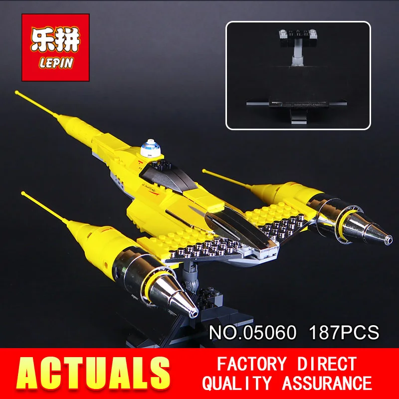 

New Lepin 05060 187Pcs STAR The Rogue One USC Naboo Style Fighter Set 10026 Building Blocks Bricks Educational Toys WARS