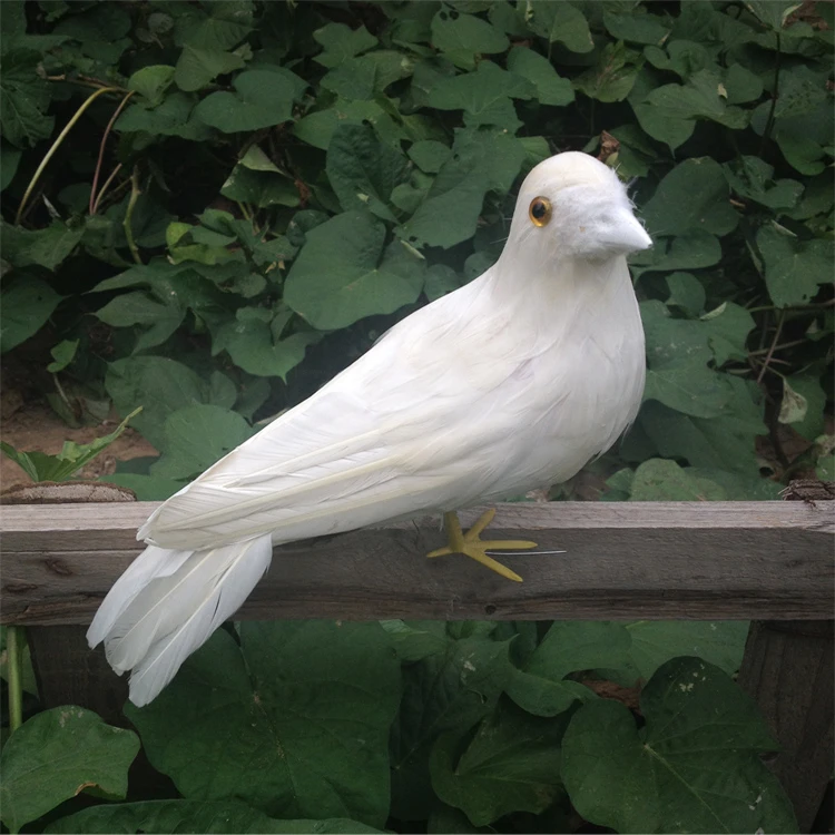 かわいいシミュレーション平和鳩モデル泡 毛皮白い鳩人形ギフト約25センチ2296 Doll Gift Doll Furcute Gift Aliexpress