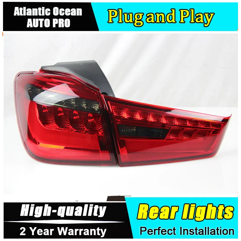 

A&T Car Styling for Mitsubishi ASX Taillights New ASX LED Tail Lamp Outlander EX LED Rear Lamp DRL+Brake+Park+Signal led lights