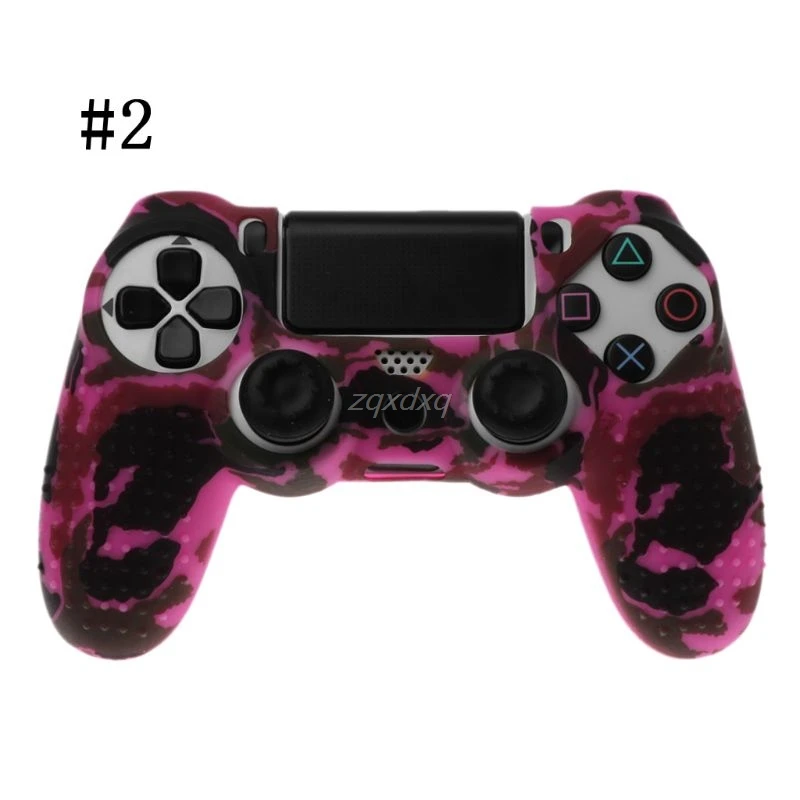 Силиконовый камуфляжный чехол для контроллера Sony Dualshock PS4 DS4 Slim Pro защитный +