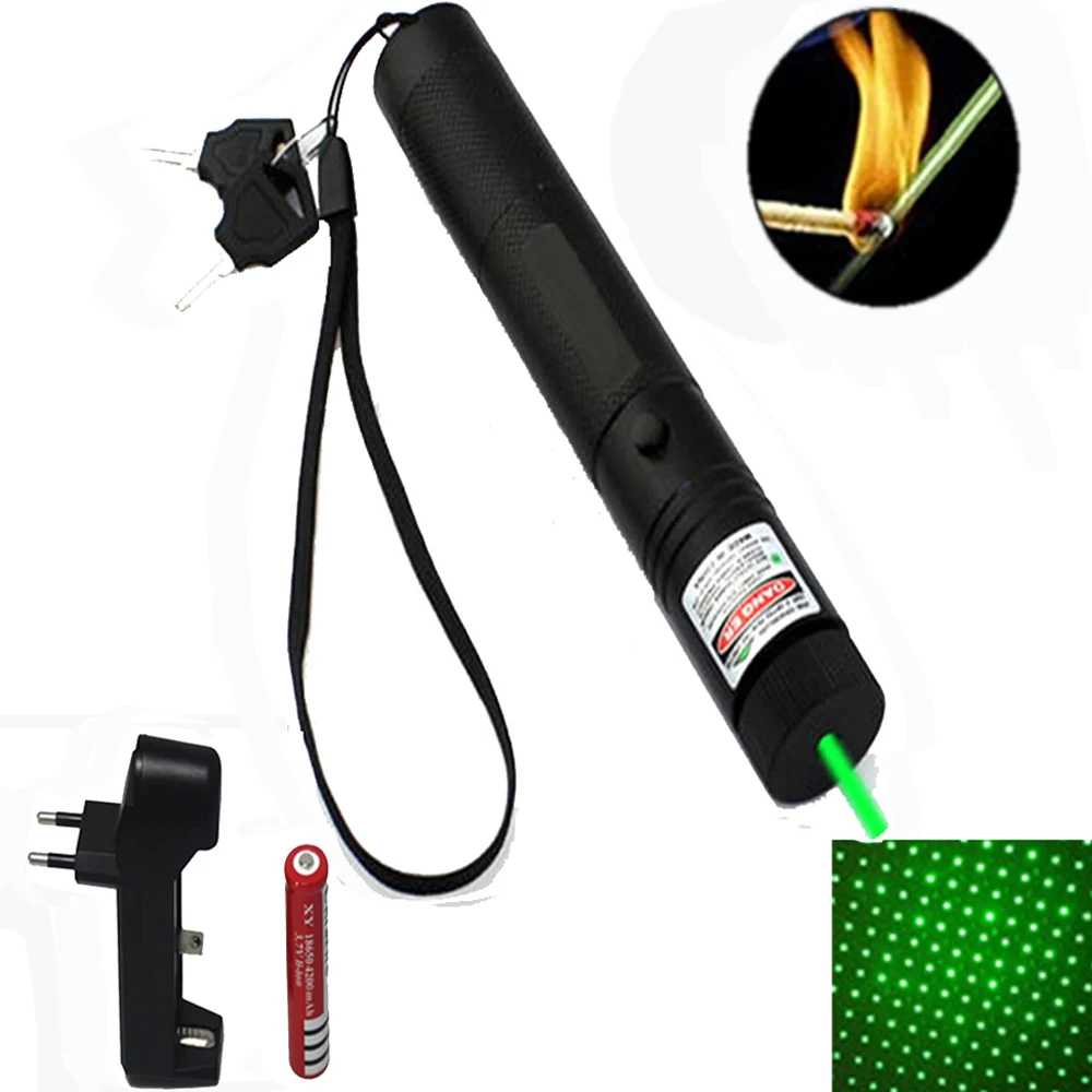 10000m 532 nm Green Laser Sight Lasers Pointer Powerful device Adjustable Focus Lazer with laser