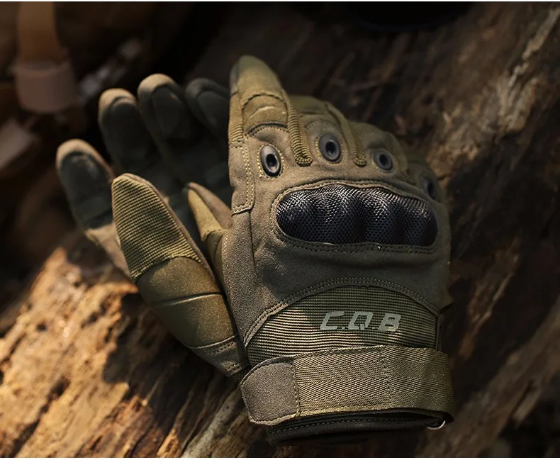 CQB Outdoor Full Finger Men's Non-slip Breathable Tactical Gloves8