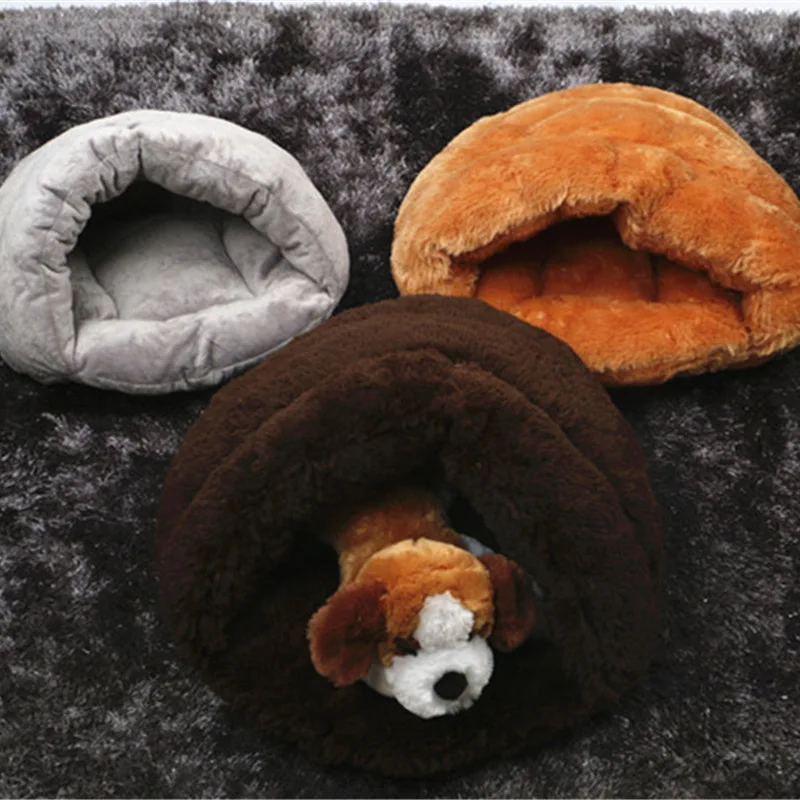 buy Washable Pet Small Dog Kennel Uncovered Pets Nest Yurts Cat House Warm Fossa Foldable For Four Seasons Puppy Sofa Bed Supplies