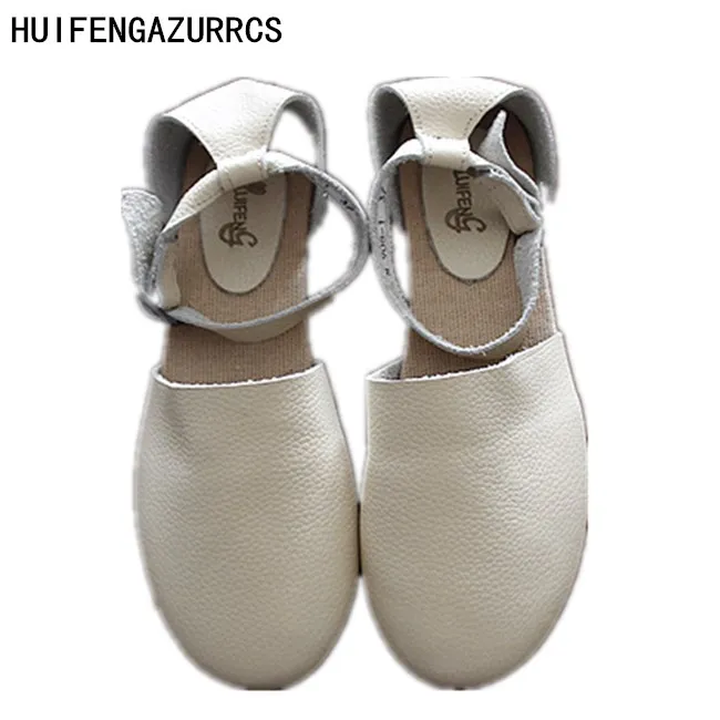 HUIFENGAZURRCS-2019 New Pure Handmade Genuine leather shoes ,
