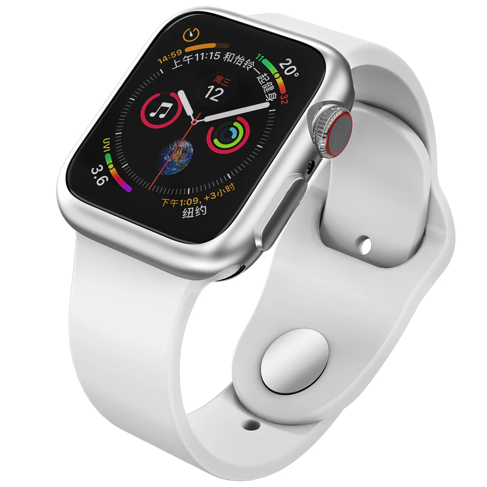 HOCO Ультратонкий защитный красочный чехол для Apple Watch 5 44 мм 40 мм iWatch серии 5 4 Мягкий TPU Защитная оболочка