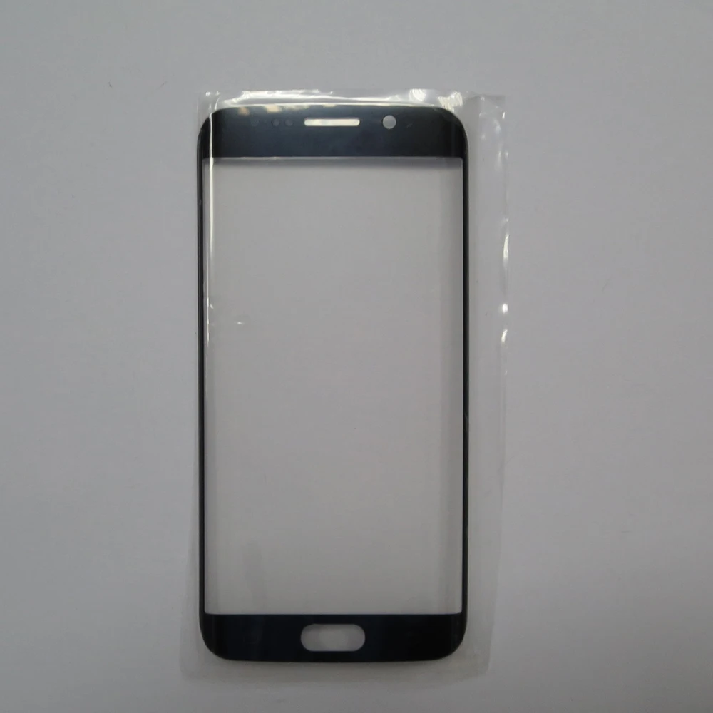

Blue Curved Front Glass Lens Replacement part Outer LCD Screen Cover For Samsung Galaxy S6 Edge G925F G925 G925A