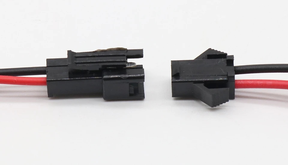 Promotion! 10Pairs 15cm Long JST SM 2Pins Plug Male to Female Wire Connector -