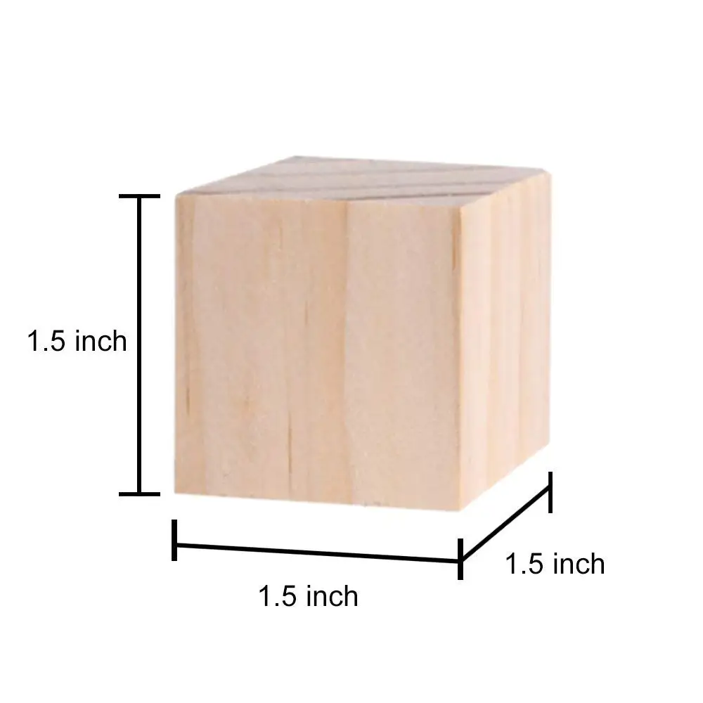5 inch wooden blocks