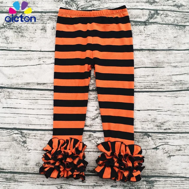 orange baby leggings