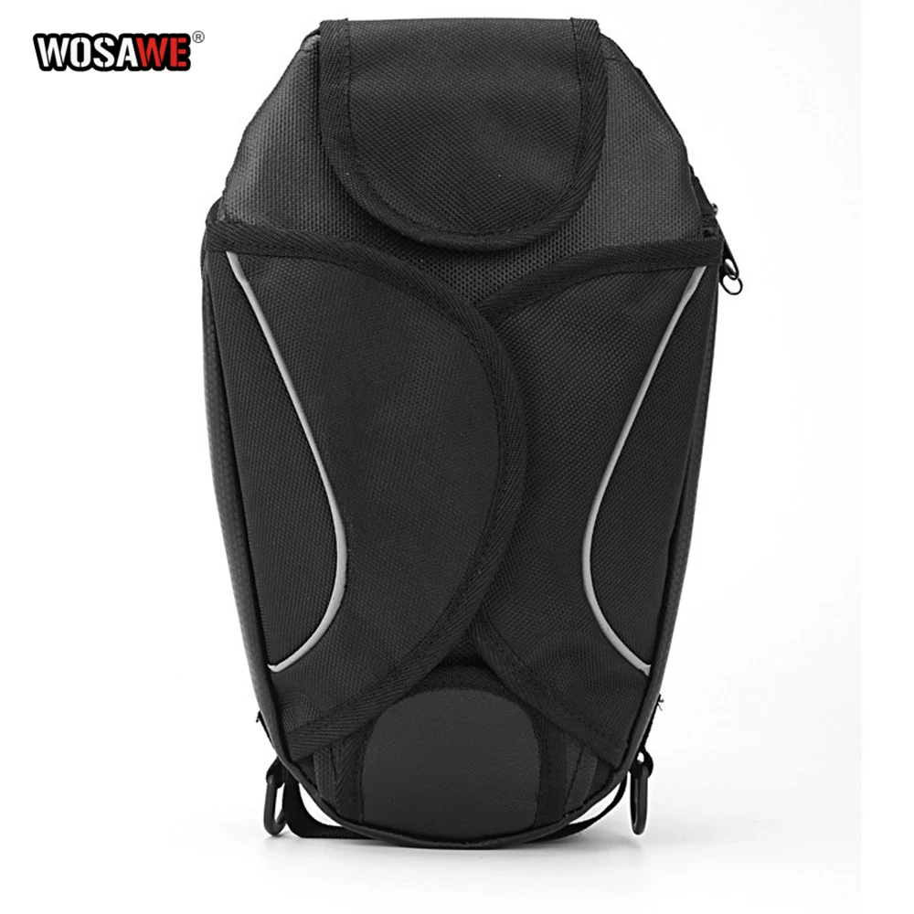 WOSAWE сумка для мотоцикла Магнитная масляная топливная навесная сумка для мотоциклов хвост велосипед мотоцикл седельная сумка большой экран для телефона/gps