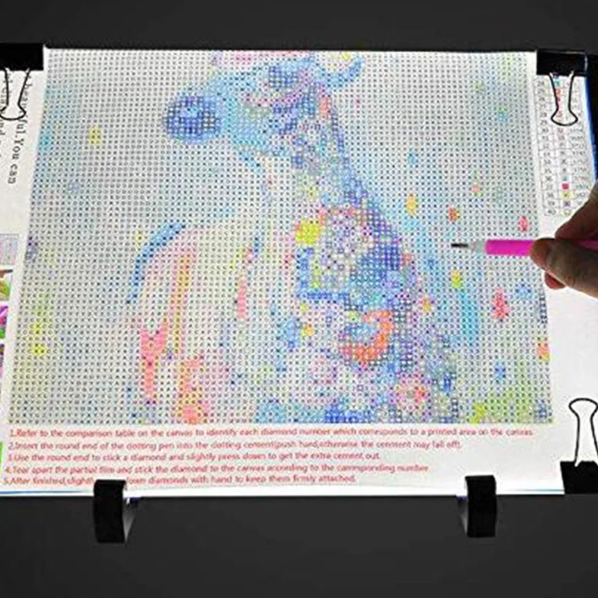 Diamond Embroidery Accessories Dimmable A4 Led Light Pad Borad Lightpad Tablet Painting | Дом и сад