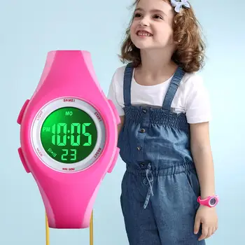 

Children Watch Skmei Fashion Kids Watches Waterproof Chronograph Stopwatch Wristwatch For Boy Girl Bracelet Alarm Clock