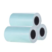 3 Rolls Printable Sticker Paper Roll Direct Thermal Paper with Self-adhesive 57*30mm(2.17*1.18in) for PeriPage