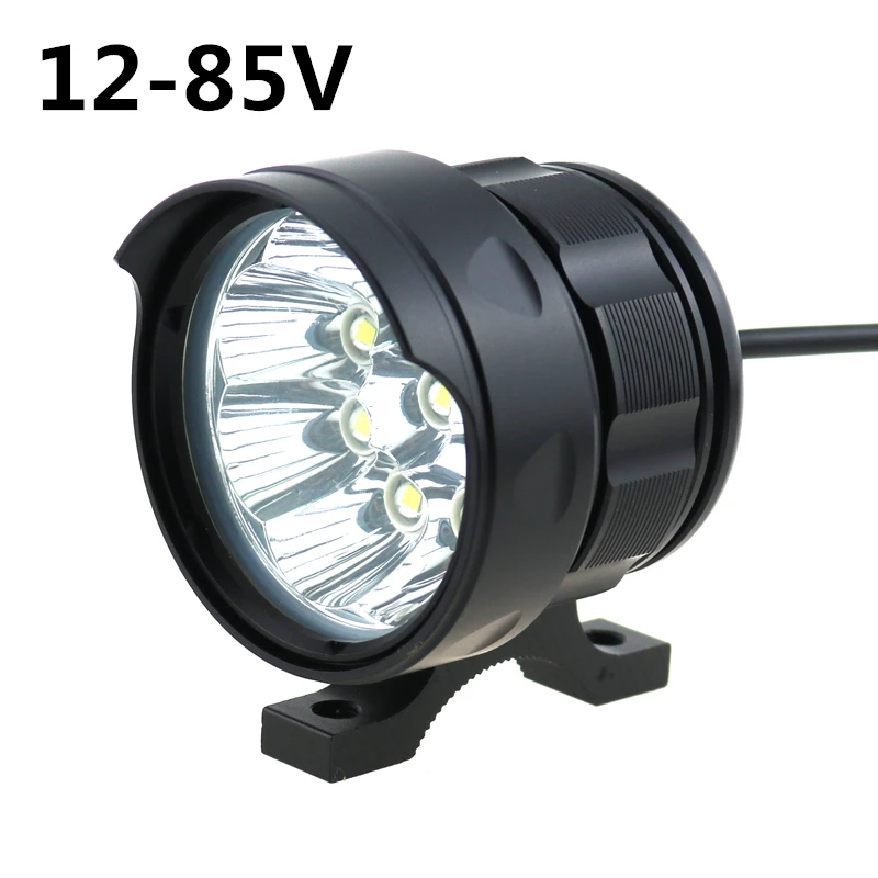 12V 24V 36V 60V T6 LED Electric Bike Lights 5 Modes Ebike Light Ebike