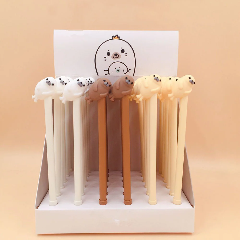 

1Pcs Fashion Cute Animal Cartoon Gel Pen Kawaii Stationery School Office Supplies for Kids Gift Random Color