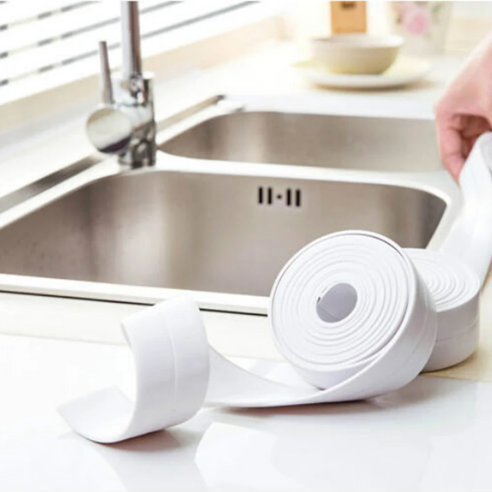 Self Adhesive Kitchen Ceramic Sticker Waterproof Anti-moisture PVC Sticker Sink