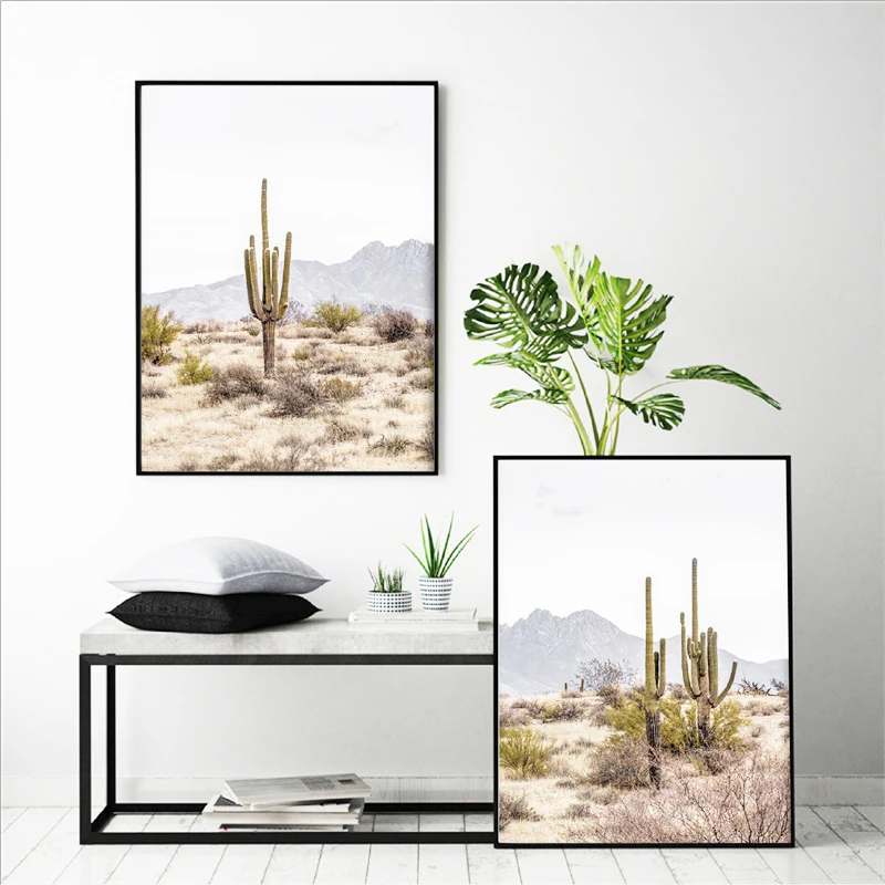 Desert Cactus Canvas Art Picture Home Decor
