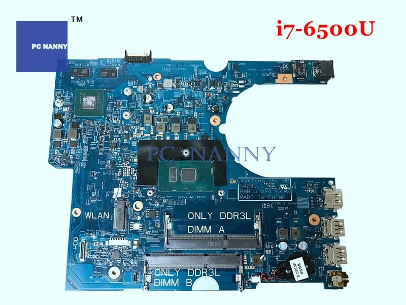 Материнская плата PCNANNY 00KCD9 0KCD9 14291-1 для ноутбука Dell latitude 3470 w/ i7-6500U 2 5 GHz NVIDIA GeForce 920M |