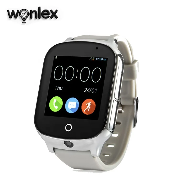  Wonlex High Quality New Arrival GW1000S 3G GPS Smart Watch A19 for Elder With Camera Touch Screen a - 33016822396