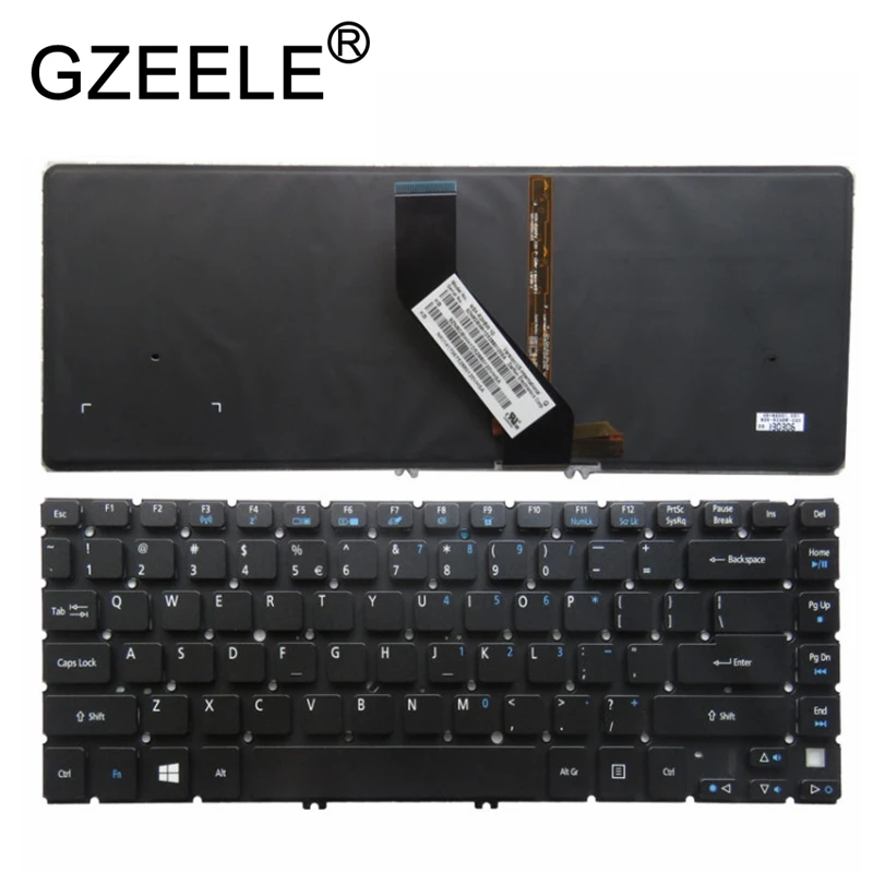 

Английская клавиатура GZEELE для Acer Aspire V5-431G V5-431P V5-431PG V5-471G V5-471P V5-471 V5-431 MS2360 с подсветкой без рамки
