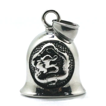 

316L Stainlesss Steel Cool Punk Gothic Dragon Bell Pendant Newest