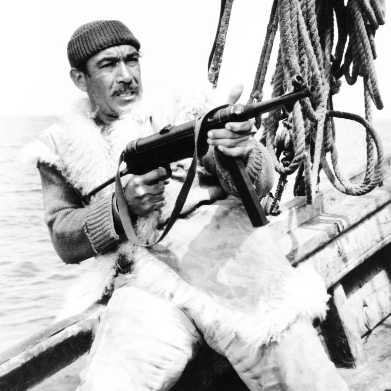 The Guns Of Navarone Anthony Quinn 1961 Photo Print (16 x 20)