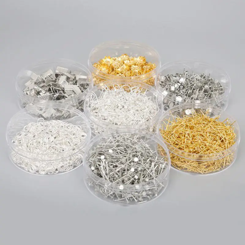 

Pierced Earring Hook Jump Ring Pins Jewelry Making Earring Findings Supplies kit