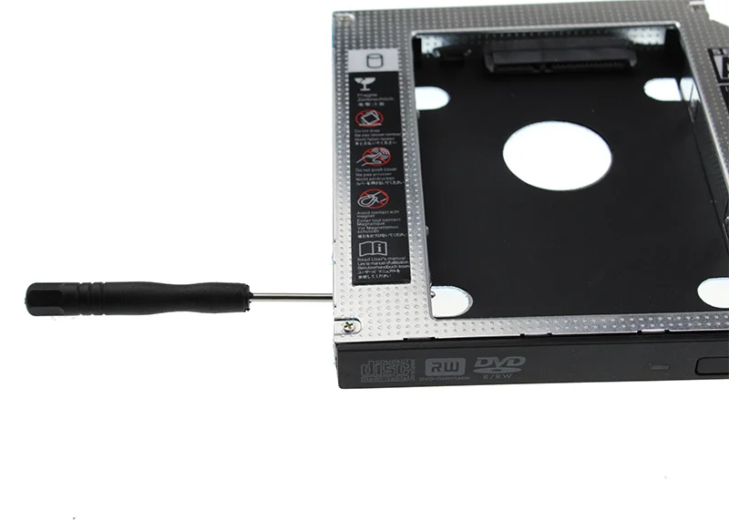 Универсальный SATA 3 0 2nd HDD Caddy Корпус для ноутбука 9 5 мм 2 &quot2 ТБ SSD корпус жесткий