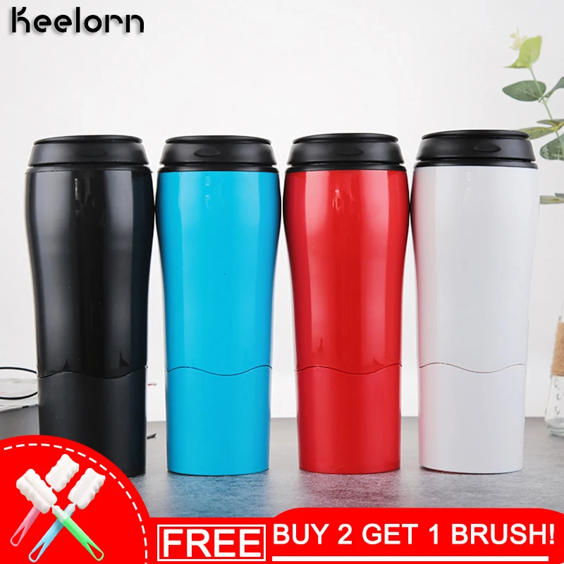

Keelorn 550ml Plastic Water Bottle Fashion Outdoor Sport Direct Drinking With Lid Portable Thermal Insulation Water Bottles