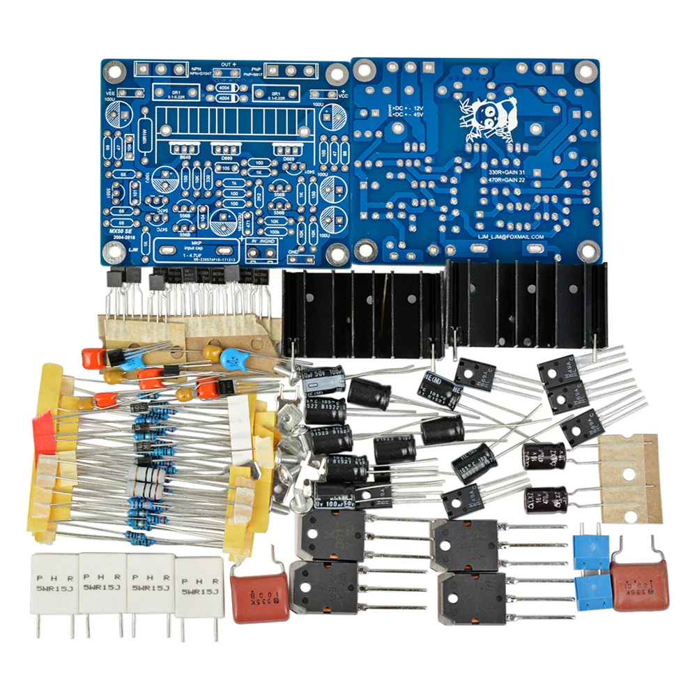 Amplificador de Potência de Áudio 100w + 100w Aiyima Peças Hifi Mx50 se Canal Duplo Placa Diy Nova Versão Kit 2 - Image 2