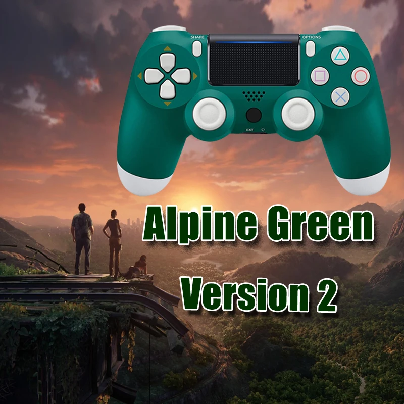 

Latest Alpine Green Bluetooth Controller For SONY PS4 Gamepad For Play Station 4 Joystick Wireless Console For PS3ForPS4Controll