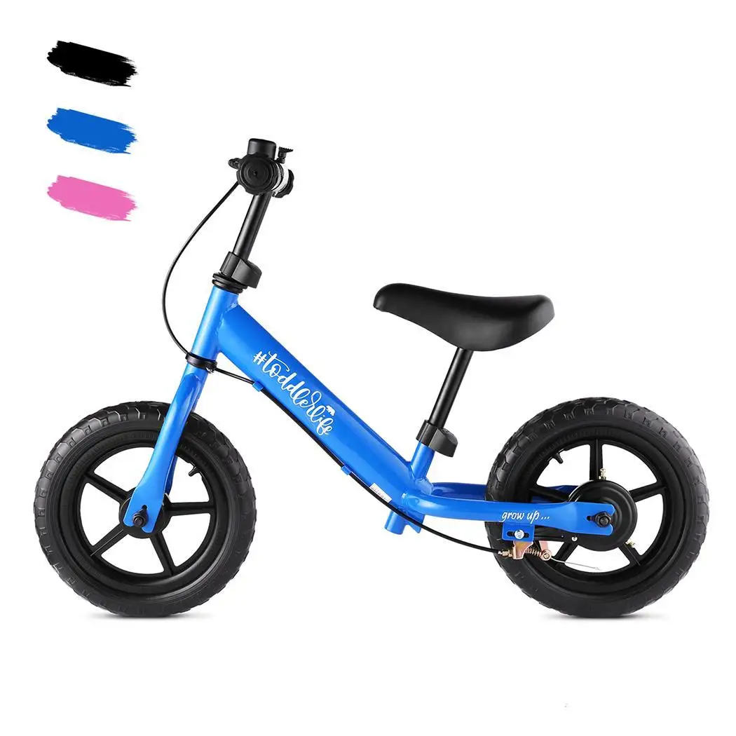 Детский беговел без педалей для детей от 18 месяцев до 5 лет, Сверхлегкий, 5 цветов, для езды на велосипеде, тренировочный, для вождения велосипеда - Цвет: Blue
