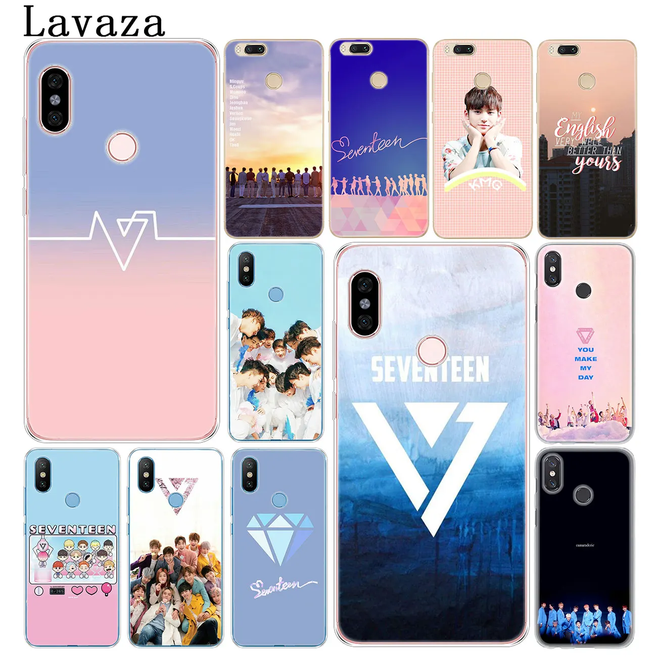 Твердый чехол для телефона Lavaza Seventeen JUN DK JOSHUA kpop Xiaomi Redmi 8A 7A 6A 5A K20 K30 Note 8 8T 7 5 6 Pro |